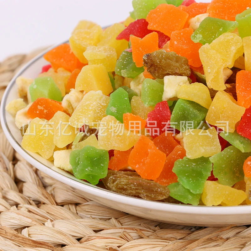 Фруктовый салат кролик Шиншиллы Голландская свинья хомяк фруктовая закуска вкусный зубной микс пищевая добавка Питание 1 кг