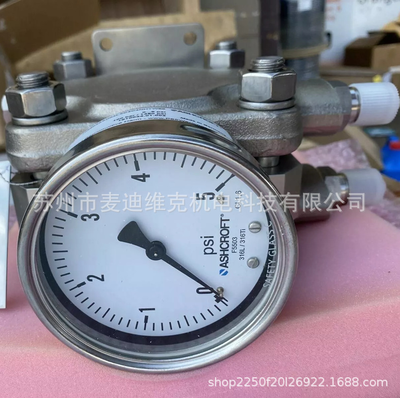 德国ASHCROFT品牌原装105503SSD04LXC3C4NHYW15#型号工业压力表