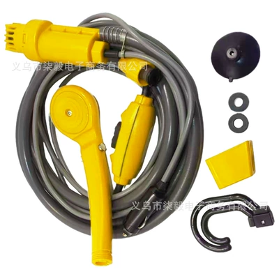 12V/24V Avtomobil Duşu, Portativ Açıq Hava Kampinq Gadgeti, Sadə Dəst