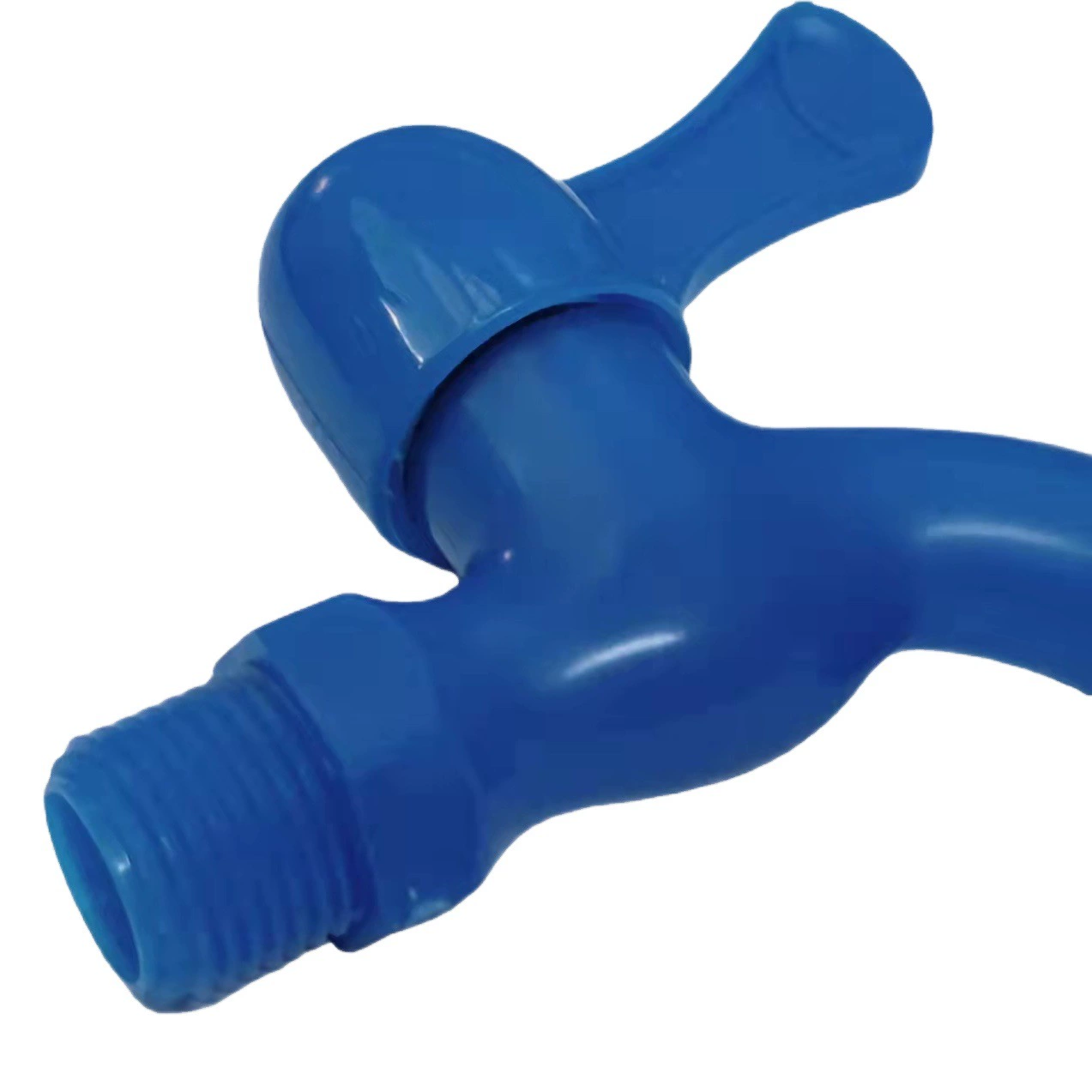 Пластиковый кран синий бежевый Инженерный внешнеторговый кран с керамическим сердечником общественные места на открытом воздухе 4 точки