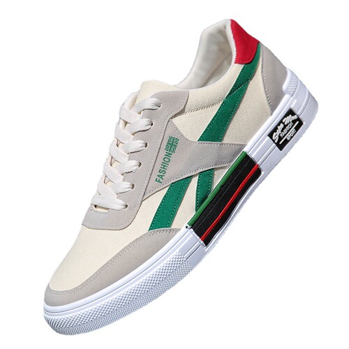 Spring and Autumn New Men's Breathable Canvas Shoes Korean Style Trendy Skate Shoes Casual Shoes Student Men's Shoes
