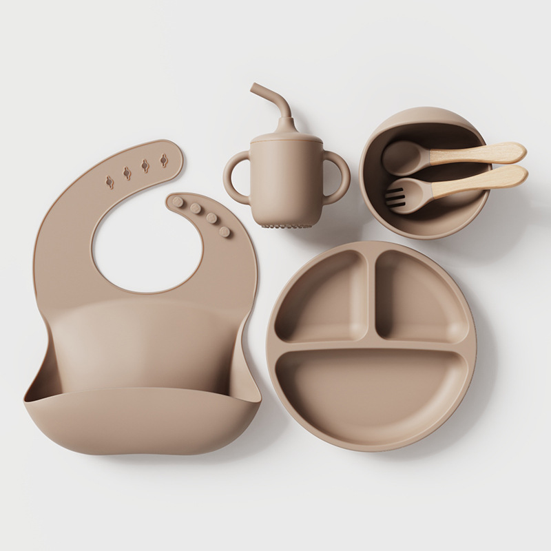 6 pieces of suit (brown)