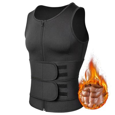 Sauna Vest Double Belt Sauna Vest Waist Trainer Men Body|ms