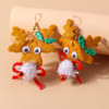 Christmas accessory, cartoon cute earrings, jewelry, European style