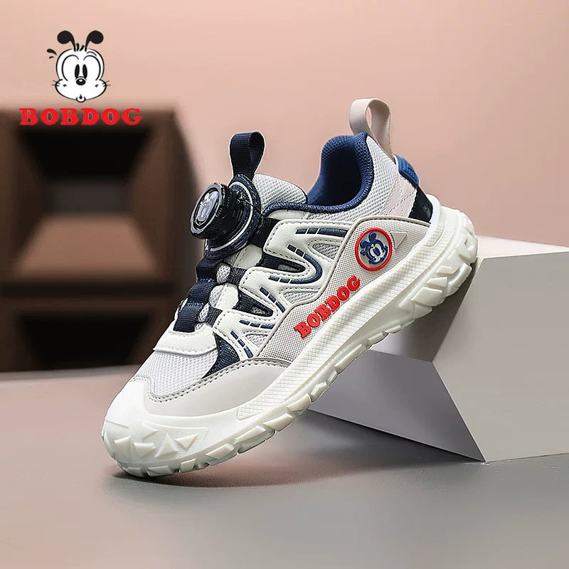 Дышащие износостойкие детские спортивные кроссовки для мальчиков Bobdog, разные размеры и цвета