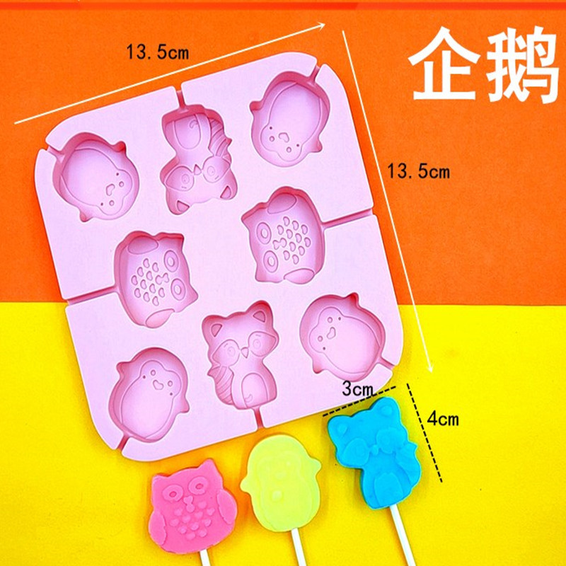 Molde de silicona de grado alimenticio molde de piruleta para el hogar molde de palo de queso de caramelo casero DIY 12 piezas