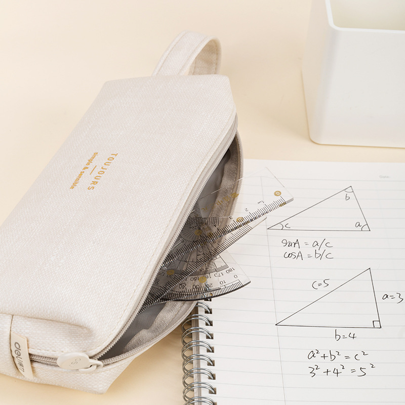 得力71950連中三元考試套尺繪圖製圖直尺三角尺量角器4件套批發