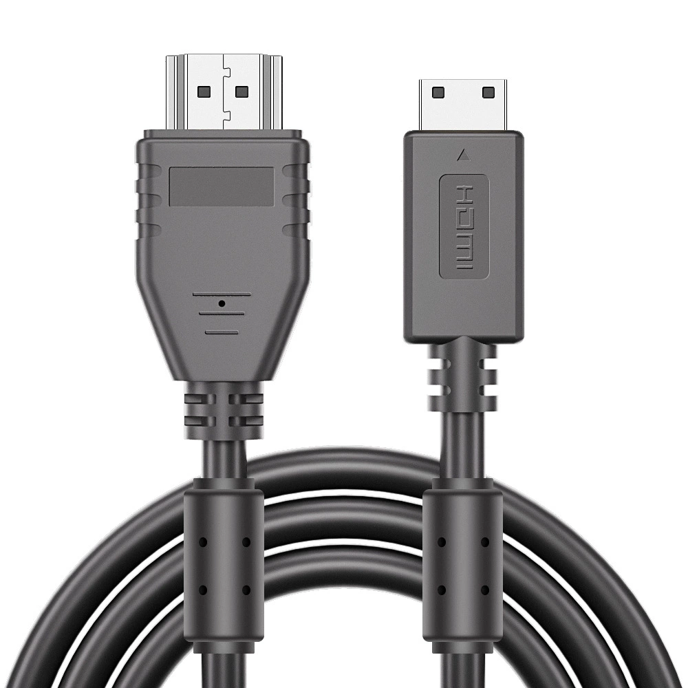 Двойное магнитное кольцо мини HDMI высококачественный кабель A к C тип живое видео кабель большой к малому компьютерное соединение кабель 4K60Hz