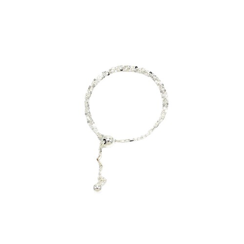 Open ring female niche design Gypsophila sparkling high-end  trendy pull-out ring ring