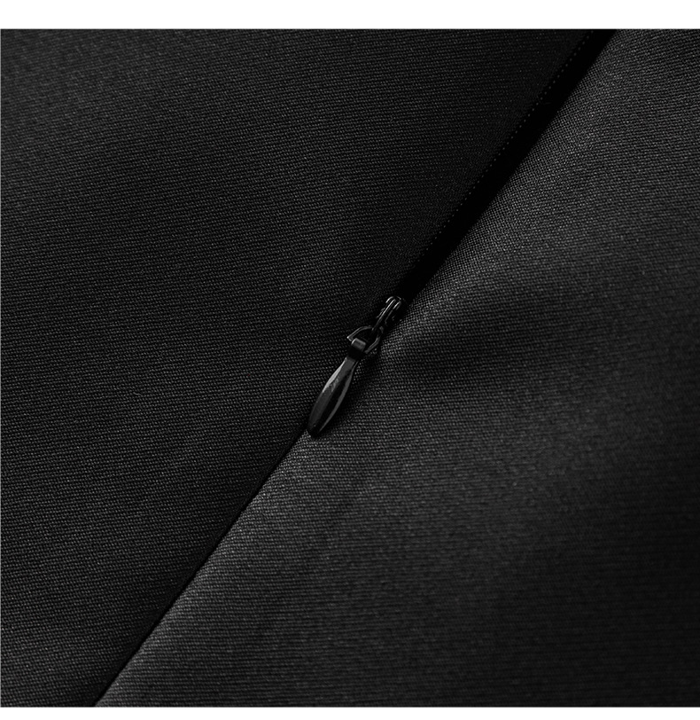 Váy liền nữ lụa phối satin organza tay ngắn thắt eo — Màu đen chi tiết 19