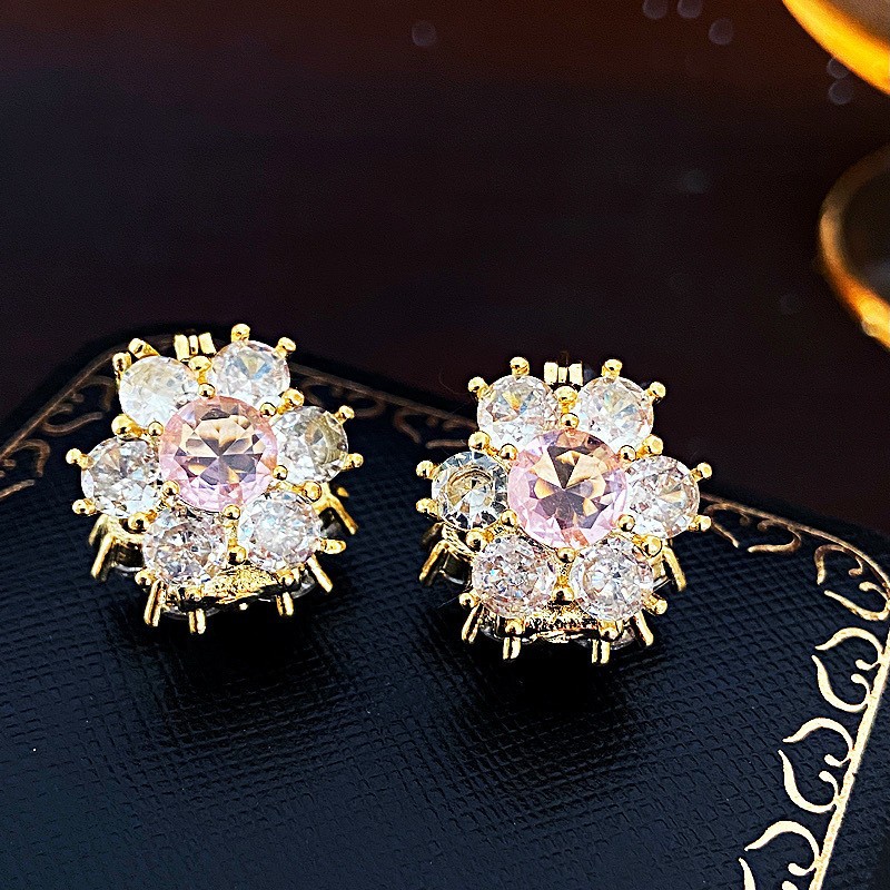38#E6003 earrings-pink