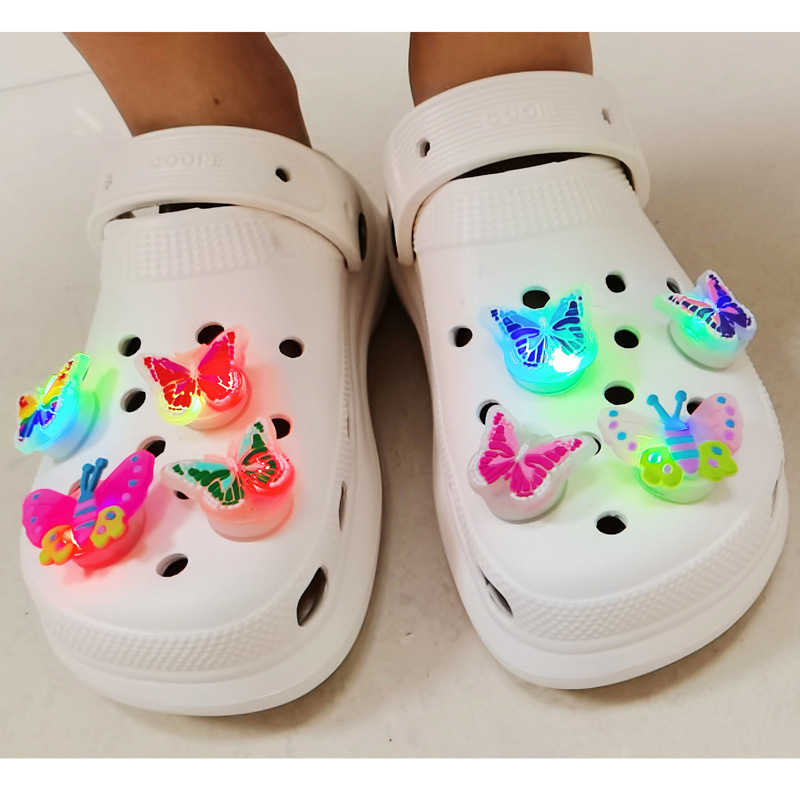 All Seasons Season Butterfly Shoe Accessories PVC All Seasons Shoe Buckle