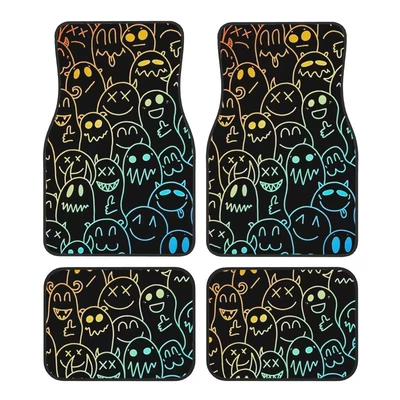 Avtomobil döşəmə paspasları — Cut and Sold Wholesale - ws-car-floor-mats-zx09-6050-self-cut-1-piece-of-silk-circle-for-the-front-foot