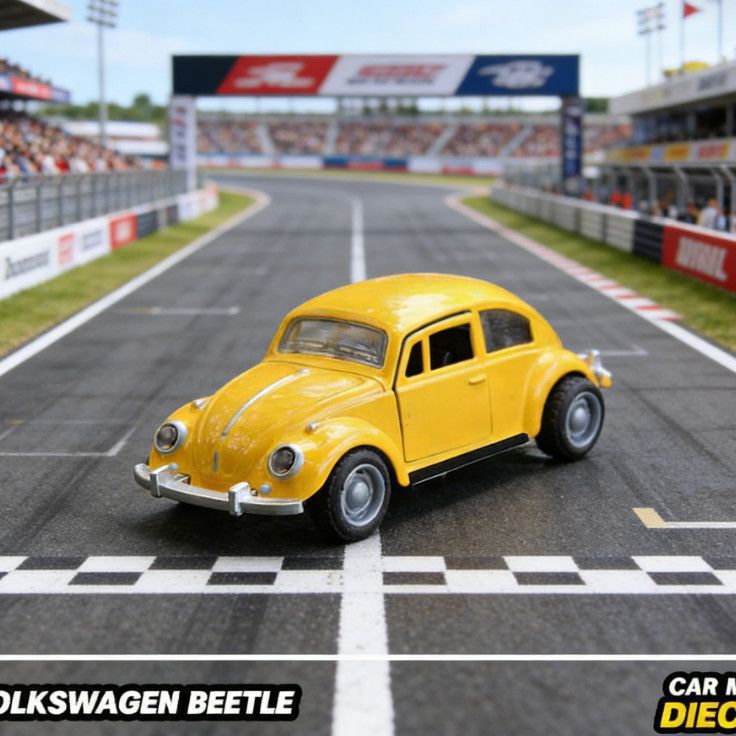 Beetle Car Artificial Toy Car Alloy Model Retro Car Model Collection Metal Pull Back Kidsren's Boy Gift
