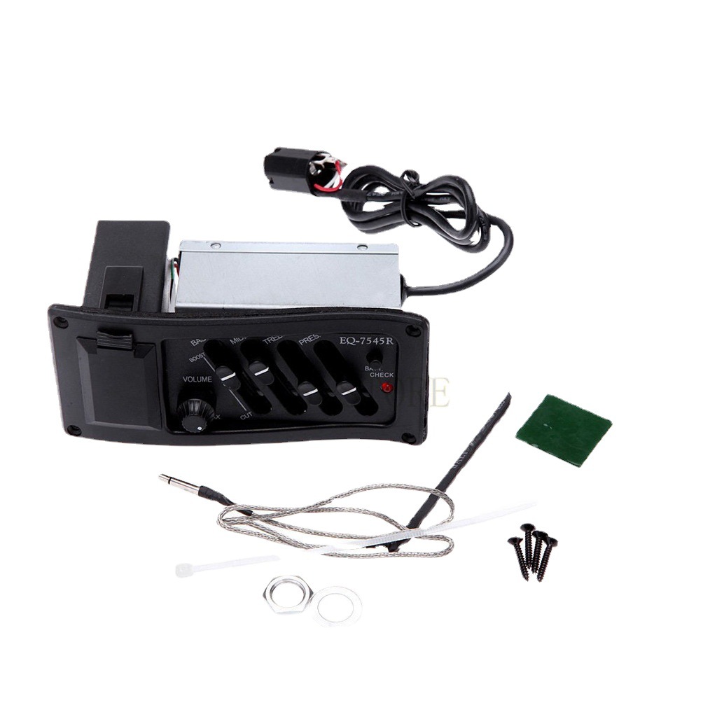 Guitarra folk clásica EQ pickup guitarra de madera caja eléctrica pickup equilibrada EQ 7545R pickup guitarra