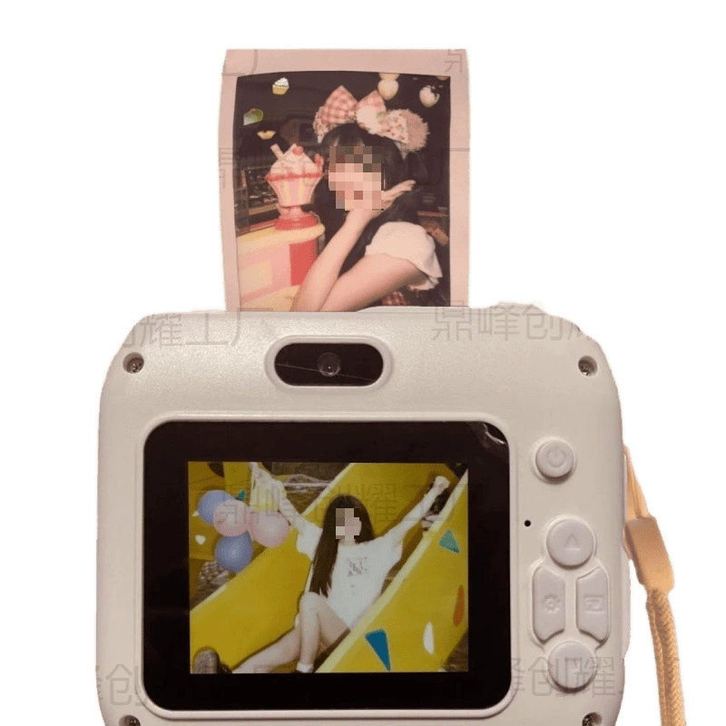 Мгновенная камера Polaroid, двойная камера с вспышкой и видео, детский милый дизайн, 32–128 ГБ