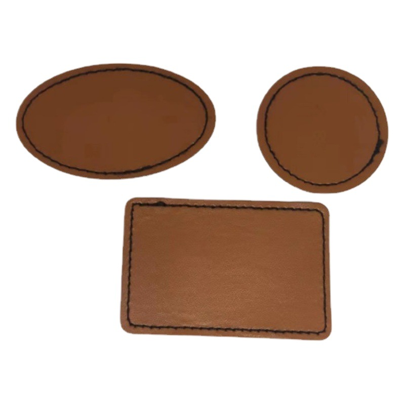 Línea de coche PU Comercio exterior etiqueta de cuero adhesivo marca de cuero caso de cuero bolsa de cuero etiqueta ropa pantalones zapatos sofá colchón etiqueta