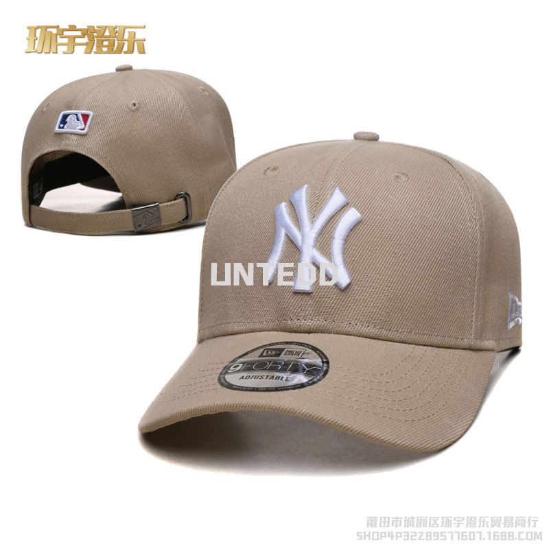 【MLB帽子经典】刺绣棒球帽硬顶NY洋基队2024街舞跨境调节鸭舌帽|undefined