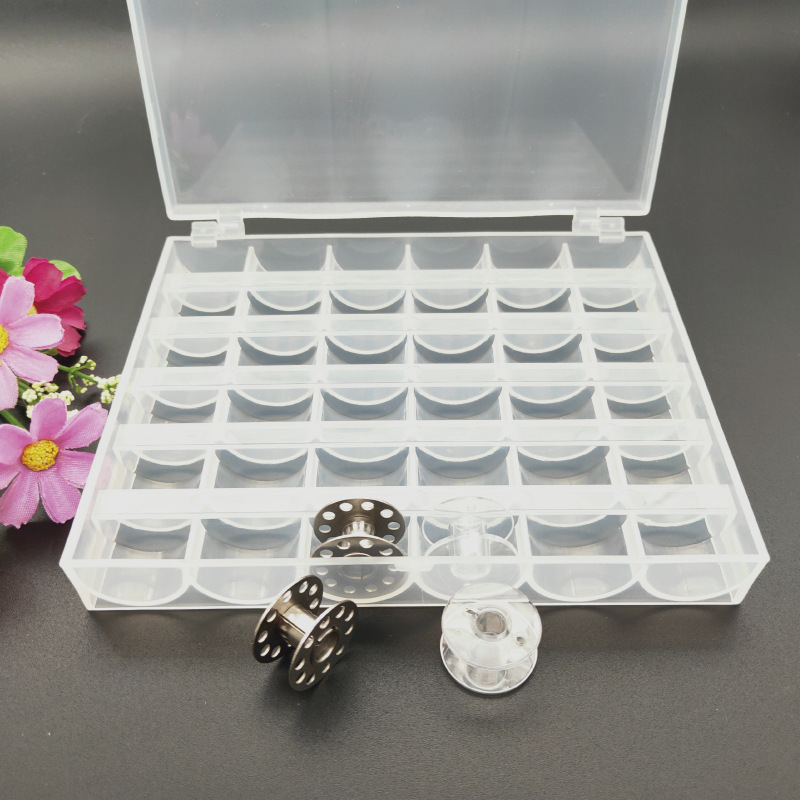 20mmボビン収納ボックス、ミシン用25/36グリッド、ボビン収納ボックス、プラスチック部品収納、ミシンアクセサリー|undefined