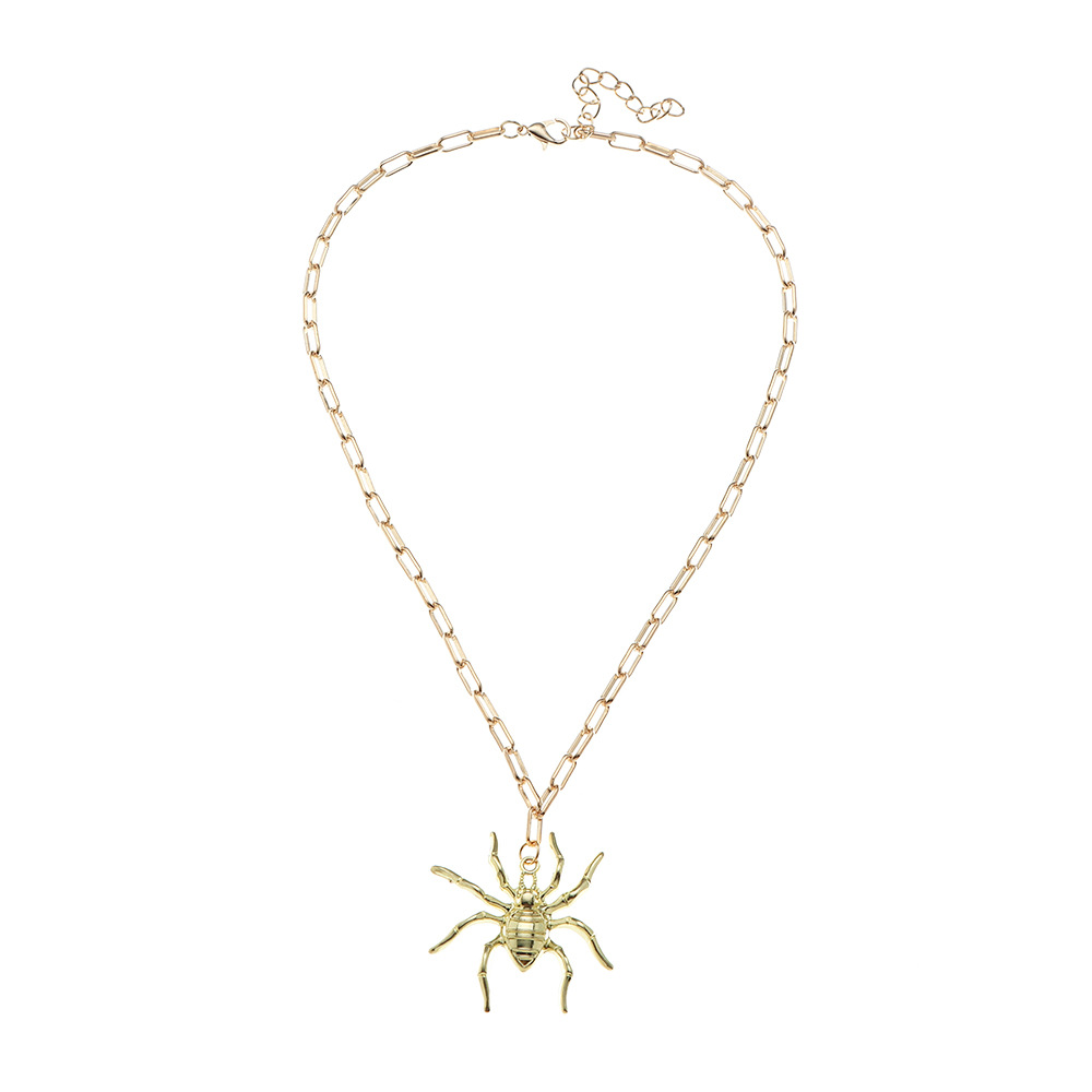 Halloween Spider Shape Pendant Necklace Wholesale Nihaojewelry