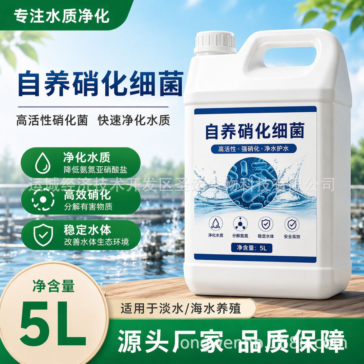 自养硝化细菌市政生活污水处理厂工业废水快速降氨氮亚盐硝化系统