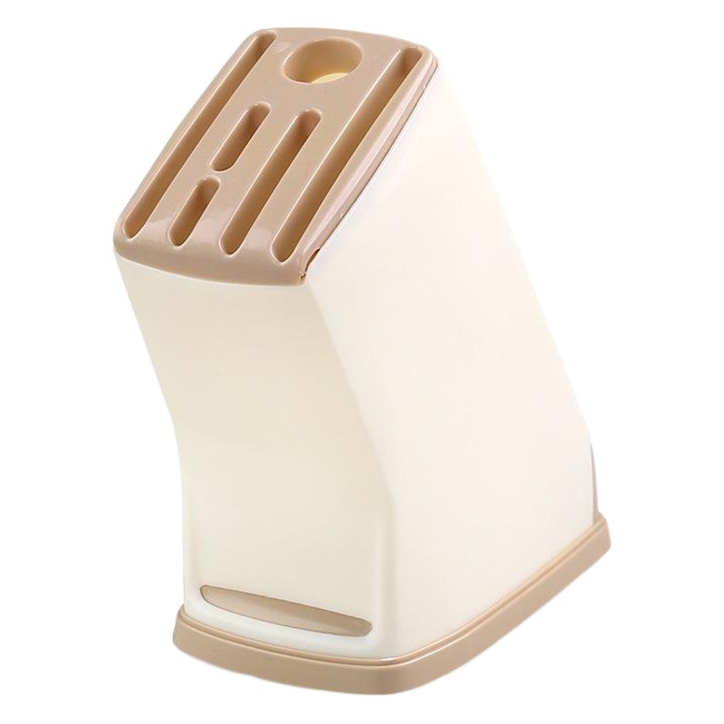 Hogar cocina de plástico cuchillo titular multi-funcional cuchillo de almacenamiento en rack de drenaje cuchillo de cocina de almacenamiento en rack al por mayor