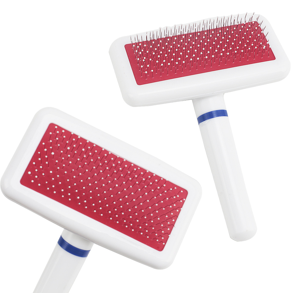 现货直发 宠物皮草刷 针梳小白梳带气囊宠物猫梳子狗毛刷美容用品