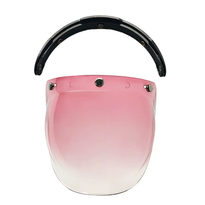 Mirror Guard Uv Protection — Dəbilqə (Kaska) aksesuarları - gradient-pink-free-black-bracket