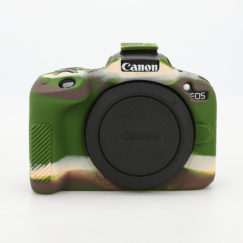 Aplicable a Canon EOS R50 cámara cubierta de silicona R50 micro una sola cámara cubierta protectora bolso de fotografía cubierta de caja suave