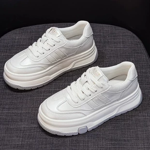 Белые кроссовки на платформе Pearl/Champagne, размер 35-40, повседневные спортивные кеды для подростков