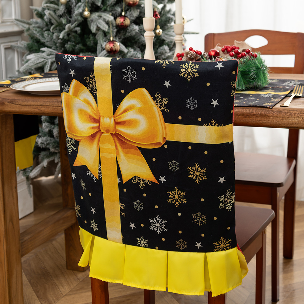 Cross-border nuevo conjunto de bandera de mesa de Navidad de cocina escenario de mesa de comedor decoración de regalos al por mayor image 7