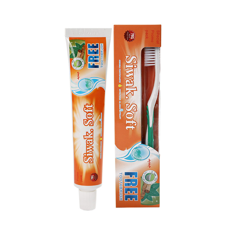 Foreign Trade New Toothpaste Oem Customized Fresh Oral Cleaning Teeth Free Toothbrush Mint Flavor Toothpaste Manufacturer Wholesale