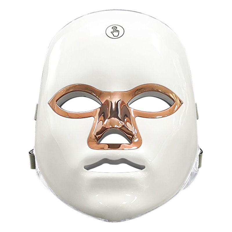 Rechargeable Manual Touch-Type Led Beauty Mask, Seven-Color Beauty Device, Facial Mask Device