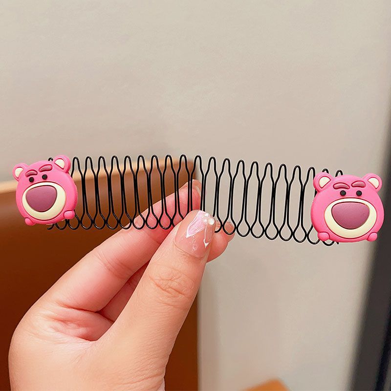 Sanrio artefacto de cabello roto para niños invisible en la parte posterior de la cabeza, el cabello de la placa de la niña, la horquilla de la niña, el peinado de cabello roto, el tocado