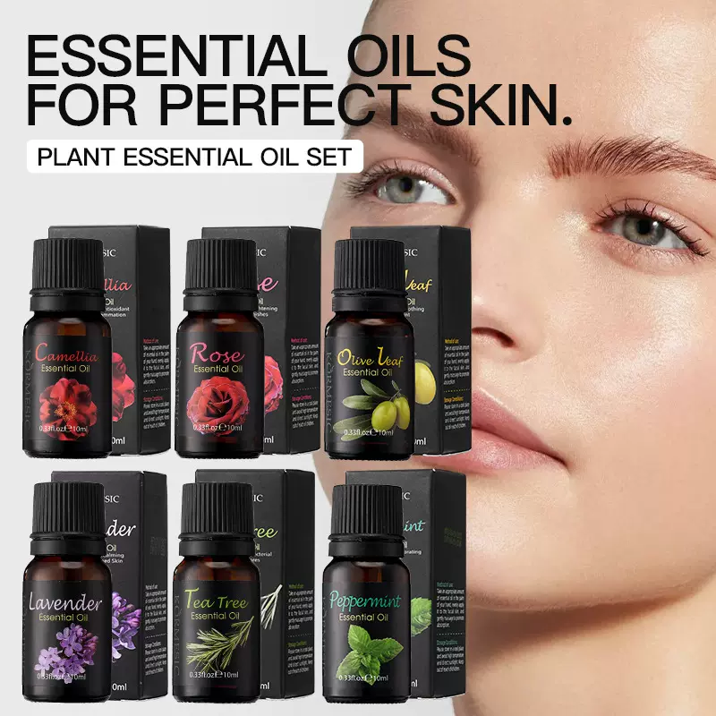 KORMESIC植物玫瑰薄荷身体精油essential oil 跨境外贸厂家批发