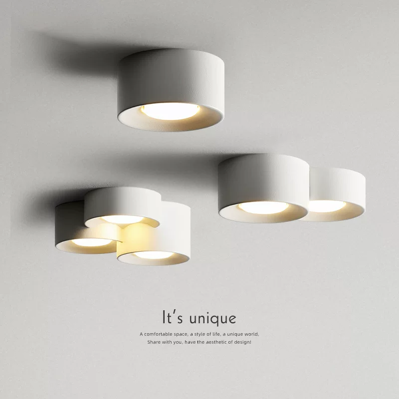 Mounted modern and minimalistic lights for corridor, ceiling light, LED lamp