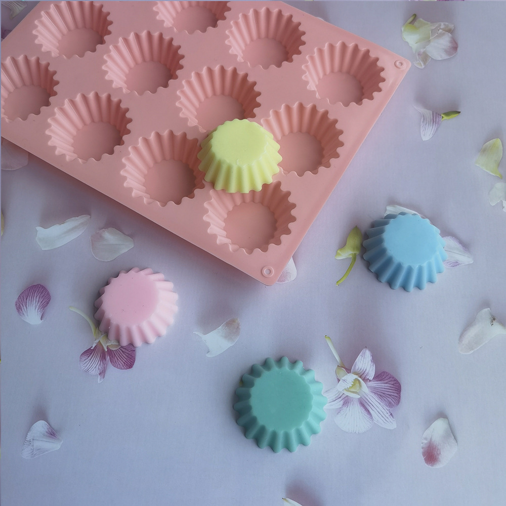 Silicone 12 muffins 142 chocolate molde de silicona molde de postre decoración de pastel utensilios de cocina para hornear