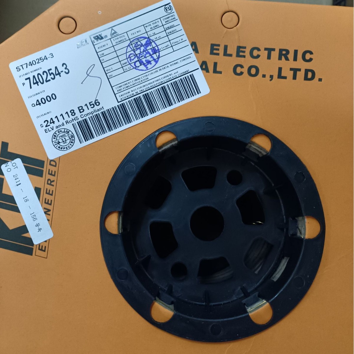 ST740254-3韩国KET汽车端子250系列现货连接器