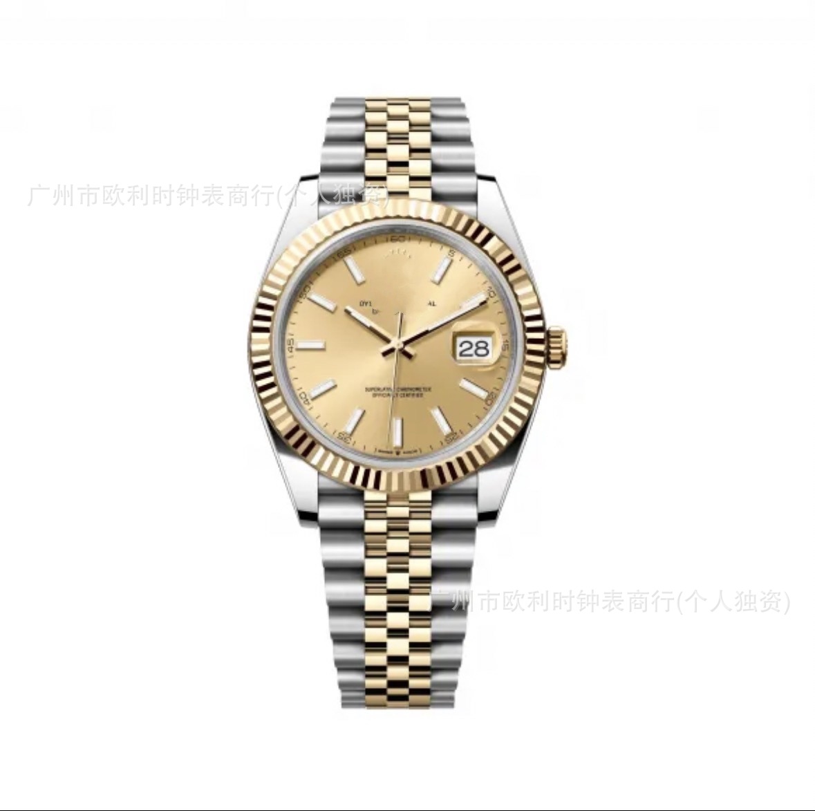 Laojia comercio exterior transfronterizo tendencia de moda hombre reloj mecánico automático tipo registro de correa de acero comercial impermeable reloj de luz nocturna