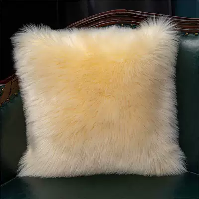 Plush Imitation Wool Carpet Bay: Avtomobil döşəmə paspasları - light-yellow-custom-size