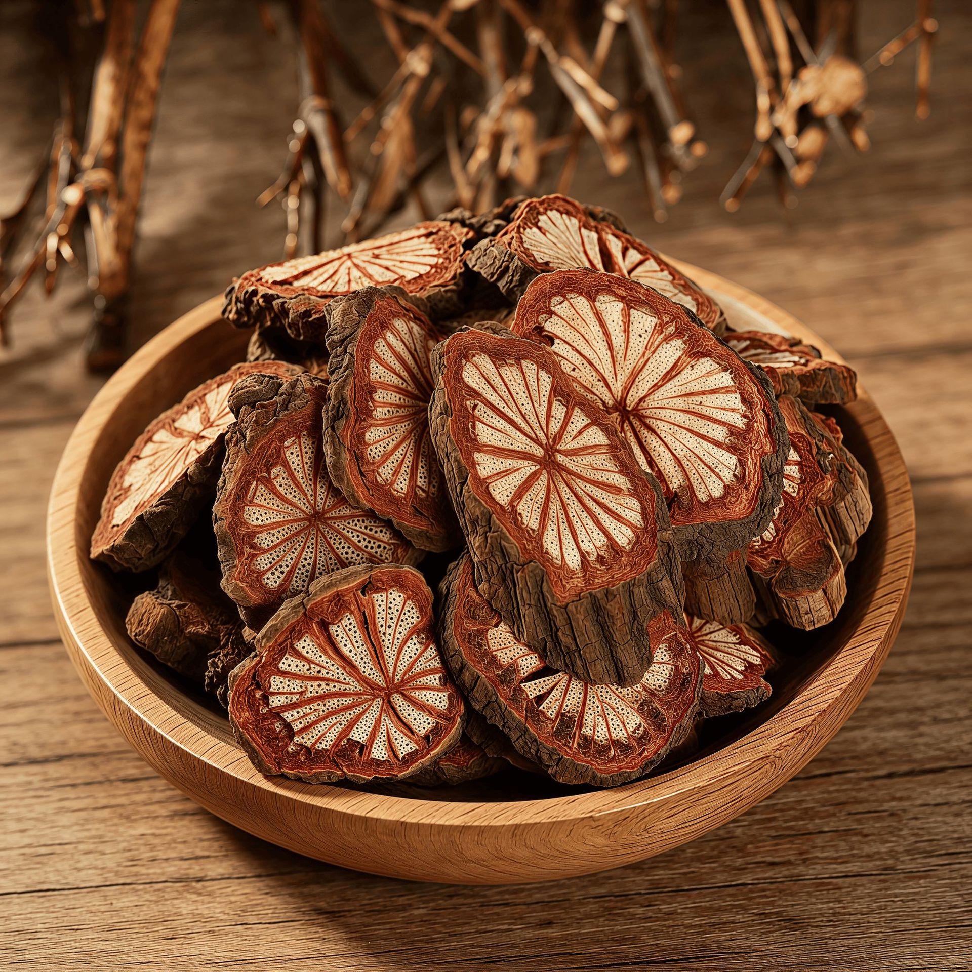 Hong Teng Sargentodoxa Cuneata Dried Vine Slices 500g Traditional Chinese Herb for Decoction and Herbal Tea in use
