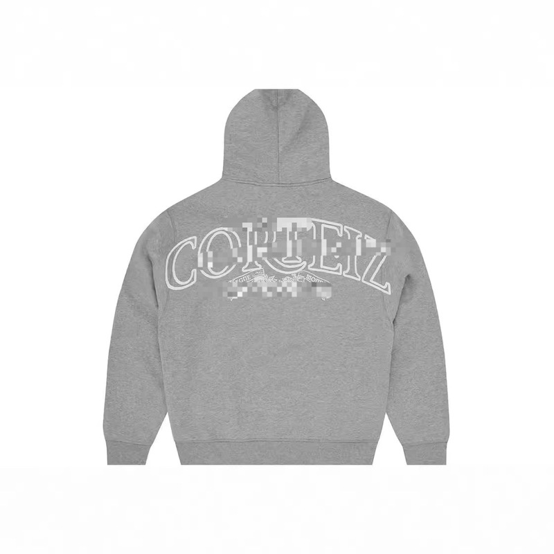 Corteiz Zip-Up Hoodie Loose High Street American Style Trendy Brand Set Printed Sweatpants Casual Versatile Set Trendy