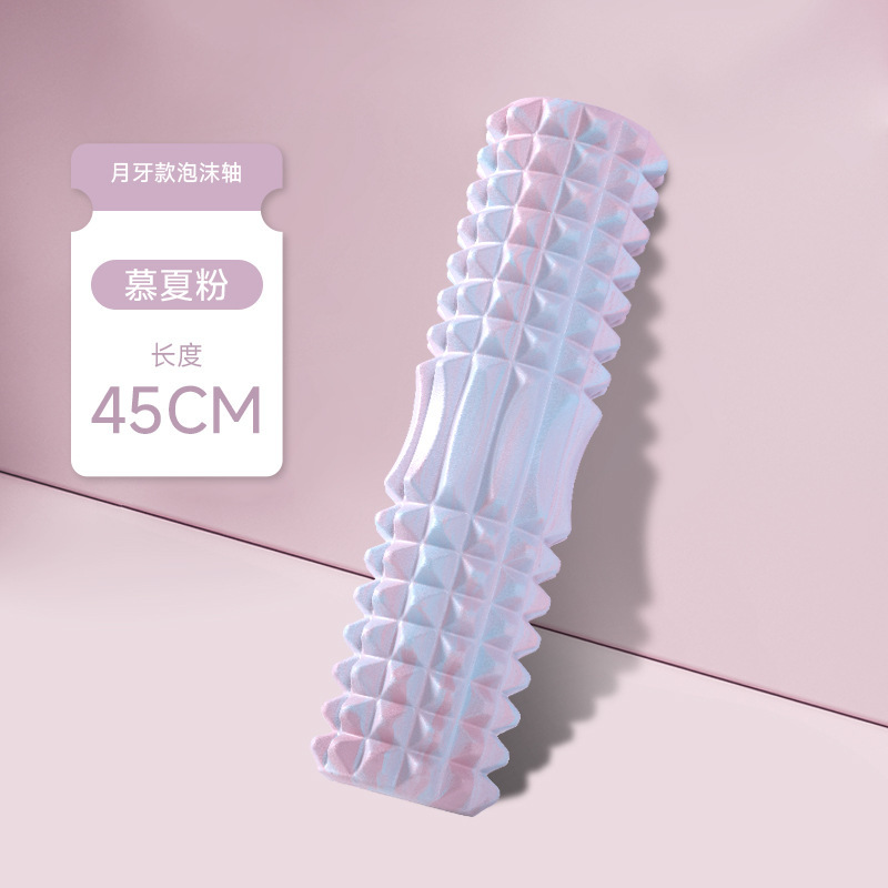 Fábrica al por mayor 33cmEVA hueca de fitness eje de espuma maza rodillo de masaje ejercicio relajación columna de yoga