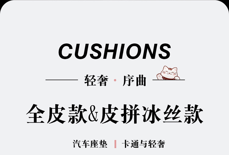 24 years Car seat cover new all-inclusive lucky series full leather car cushion four seasons wholesale Amazon
