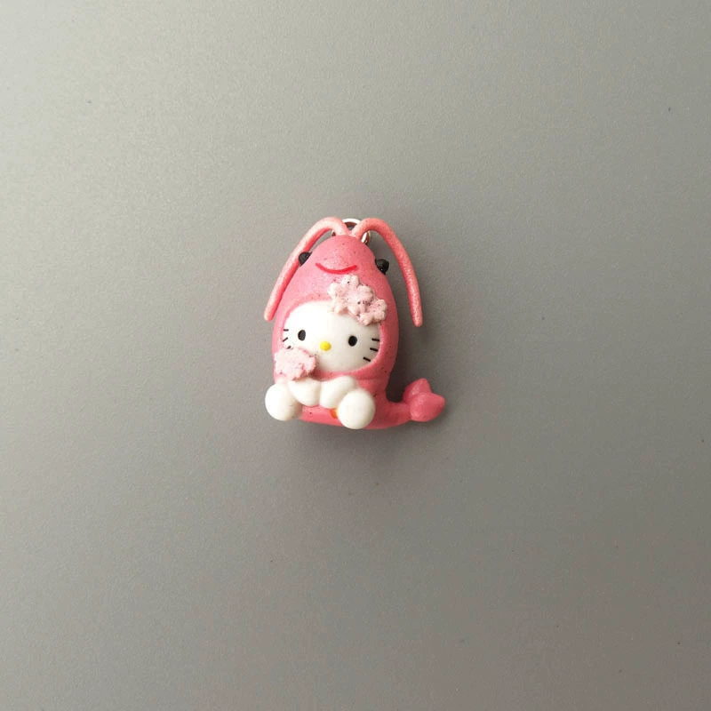 Hello Kitty, маленькая мини-фигура, подвеска, handmade