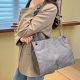 Yangshulin DIY Trendy Women's Bag Internet Celebrity Simple and Elegant Commuter Tote Bag Large Capacity Single Shoulder Crossbody Handbag Chain