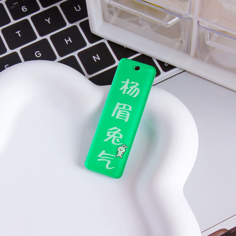Double-sided acrylic accessories, bag decoration, car keys, accessory
