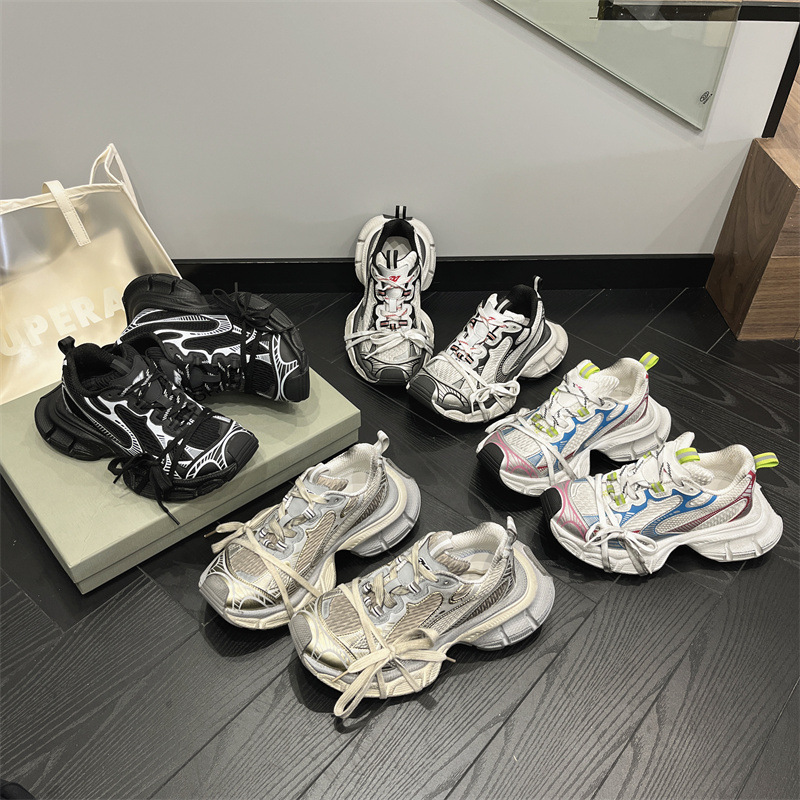 Paris Ninth Generation 3XL Dad Shoes 2026 Couple's Retro Distressed Trendy Brand Jogging Casual Sports Shoes