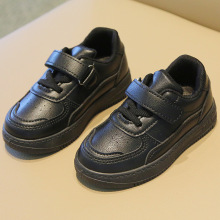 儿童运动鞋2025春秋新款男童休闲鞋外贸黑色女童板鞋软底宝宝鞋单