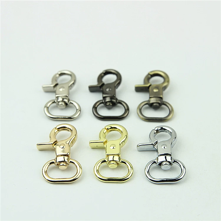 Багажная сумка аппаратные аксессуары крючок Брелок 4 точки маленькая застежка собака пряжка Соединительная Пряжка меховой мяч брелок